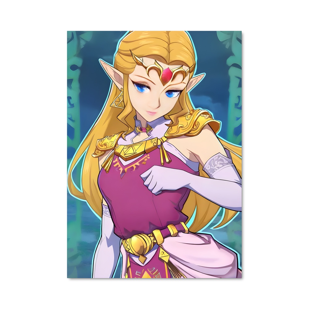 Poster Princesse en Rose